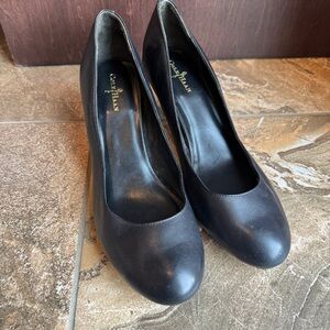 Cole Haan Heels Womens 9B Black Leather Classic Pumps NikeAir‎